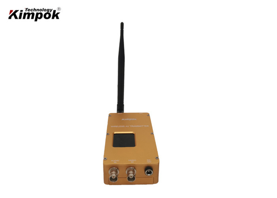Entrada BNC de 1,2 Ghz de transmisor de video inalámbrico de rango largo de potencia RF completa de 5 W