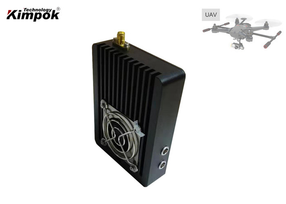 UAV Mini Video Transmitter PTP, peso ligero en tiempo real del Uplink del emisor de vídeo los 20km de COFDM