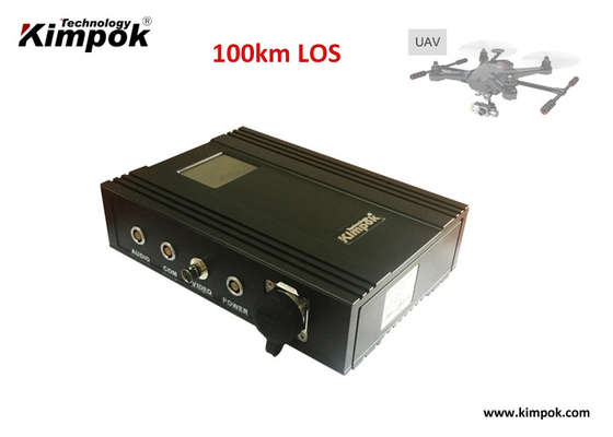 transmisor video del UAV del 100km COFDM con el amplificador 5W