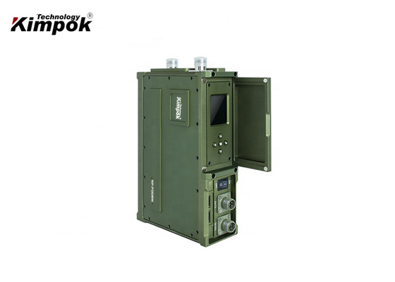El vídeo y la transmisión de datos AES 256 del UAV del transmisor-receptor los 80-100km de Ethernet RJ45 cifraron