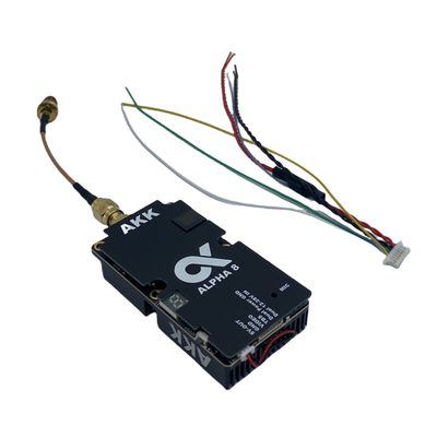 AKK 8W VTX Alpha8 Transmisor de video inalámbrico 80CH 5.8G 8W 5W 3W 1W Potencia Soporte Smart Audio