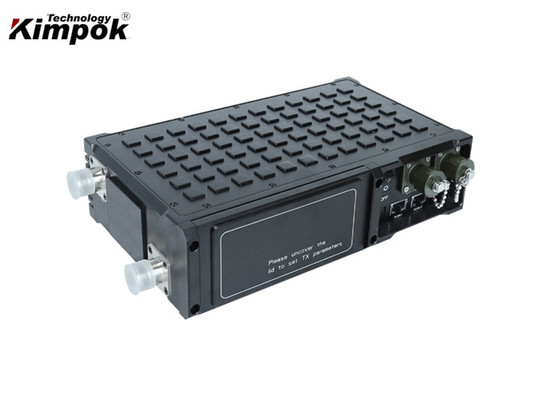 Transmisor inalámbrico del IP de Manpack COFDM militar para los datos de video RS232 RS485