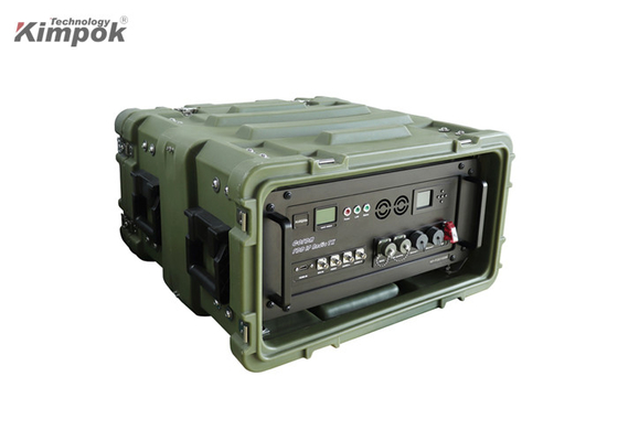 Transmisor potente táctico 100W inalámbrico del IP de COFDM militar