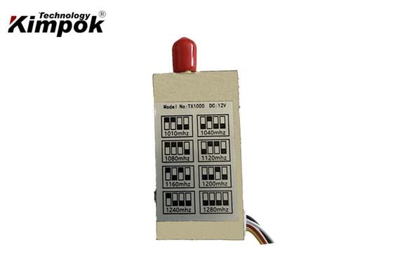 Transmisor inalámbrico analógico de 12 V CC 1.2 GHz Transmisor de vídeo y receptor de audio