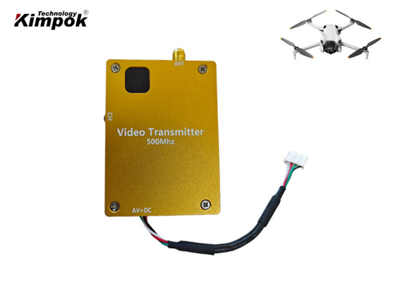 Transmisor de vídeo analógico compacto de 20 a 40 km Transmisor de vídeo de avión no tripulado de 4W