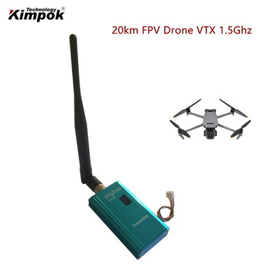 1.5G 1.5W Receptor de vídeo de señal analógica Transmisor inalámbrico y receptor VRX para drones FPV