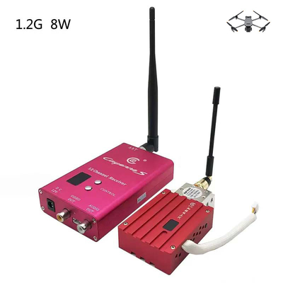rojo 1.2Ghz 8W Digital Vtx Fpv con 8 canales