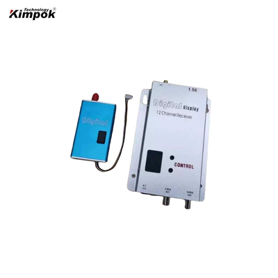 1.5Ghz 5W Mini de largo alcance fpv vtx Transmisor de vídeo y receptor 5W Transmisor AV inalámbrico para drones