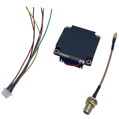 Transmisor de video de UAV AKK 5W FPV VTX 96CH Transmisor de video soporte de enlace de video de audio inteligente