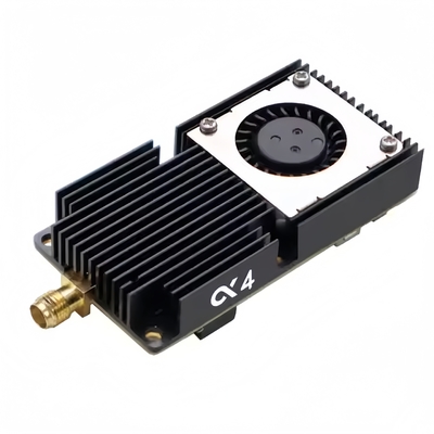 Transmisor de vídeo de drones AKK Alpha4 VTX 5.8G FPV 4W 8CH Transmisor de vídeo de ultrarrango largo