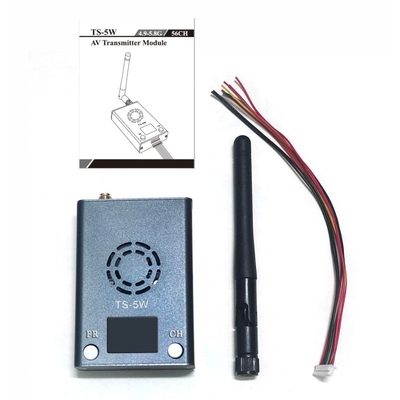 Transmisor y receptor de video UAV de 5.8G 5W, transmisión de audio y video de 5.8 GHz para drones FPV VTX