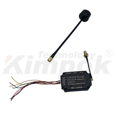 Transmisor de video FPV UAV de 3.3G 3.5W, VTX de 3.3 GHz con IRC 24CH 25mW/2000mW/3500mW, módulo VTX FPV