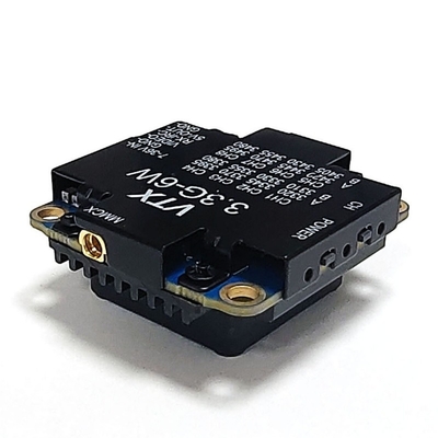 Transmisor de audio y video inalámbrico de 3.3 GHz 6W 3.3G UAV FPV VTX Transmisión de video para drones RC