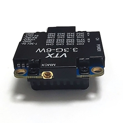 Transmisor de audio y video inalámbrico de 3.3 GHz 6W 3.3G UAV FPV VTX Transmisión de video para drones RC