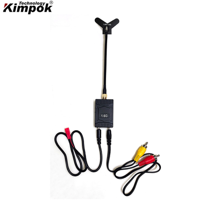 1.6G FPV VRX 1.6Ghz Transmisor de video de UAV analógico inalámbrico para la transmisión de imágenes de largo alcance con drones