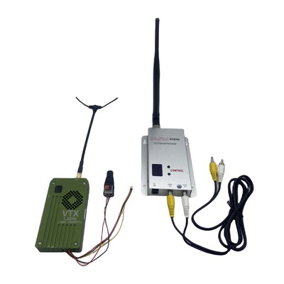 Transmisor y receptor de video para drones de 1.2 GHz y 8W, 1.2G FPV VTX VRX, transmisión de largo alcance