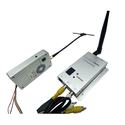Transmisor y receptor de video inalámbrico FPV de 1.5G 5W, alcance de 20 km, VTX VRX RC Racing