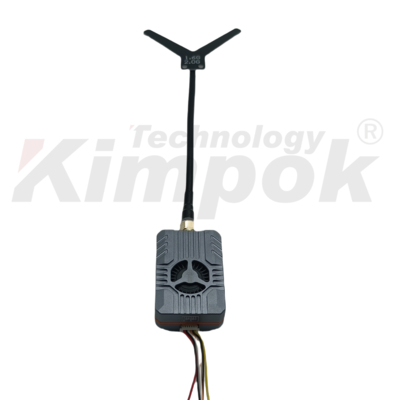 1.7Ghz VTX Transmisor de video de UAV inalámbrico soporte IRC Tramp Video Link 4W RF Power VTX