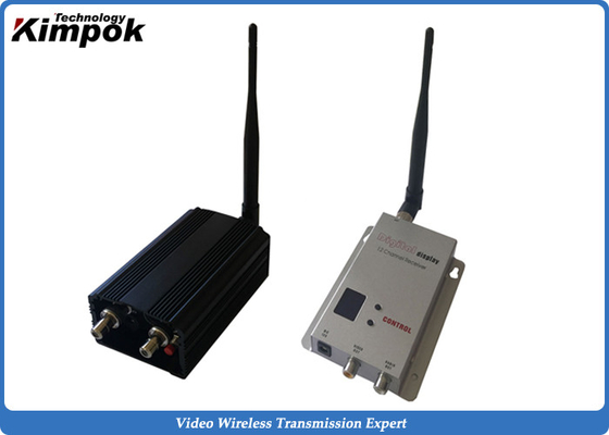 transmisor inalámbrico de la cámara de vídeo de 0.9Ghz 1.2Ghz y gama del receptor 5000mW los 5-10km