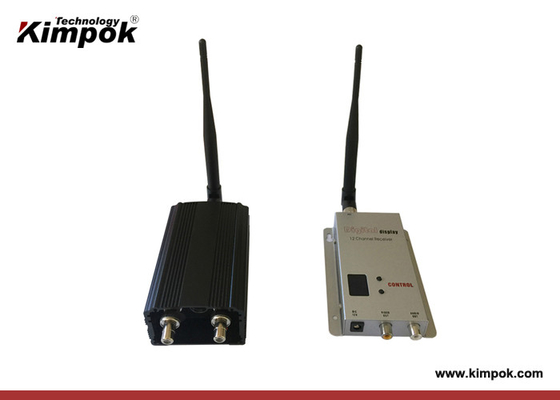 900Mhz / 1.2Ghz 2000mW Transmisor de video de drones FPV inalámbrico con DC 12V 8 canales
