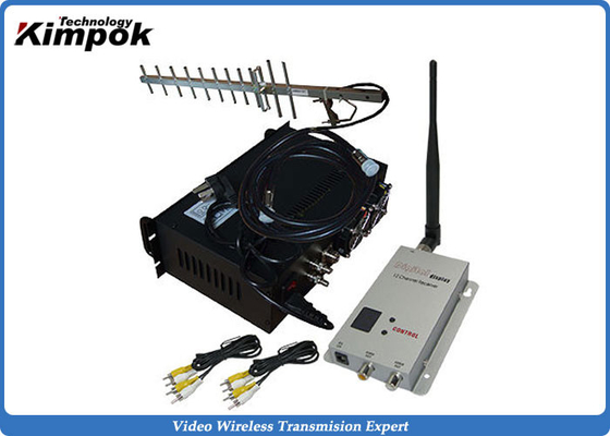 El poder video análogo inalámbrico el 10-30KM del transmisor 10W RF de la gama larga transmite distancia