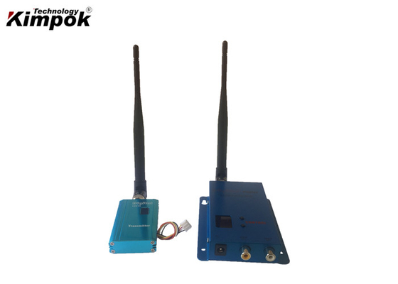 1Transmisor de vídeo inalámbrico y receptor analógico FPV de.5Ghz enlace de vídeo de 1500mW